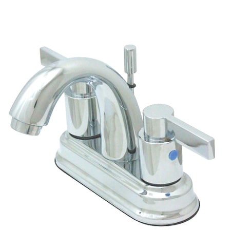 Kingston Brass KB8611NDL 4" Centerset Bathroom Faucet, Polished Chrome KB8611NDL